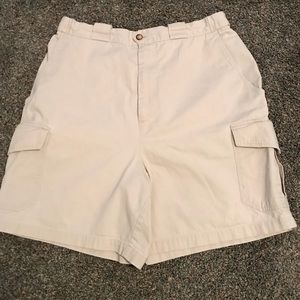 Express Cargo Khaki Shorts